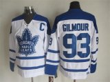 nhl Toronto Maple Leafs 93 Doug GILMOUR white CCM hockey Jerseys (C Patch)