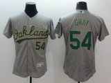 Oakland Athletics Sonny Gray #54 gray Flexbase Authentic Collection Jersey 01