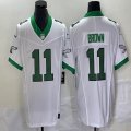 Nike Philadelphia Eagles #11 Carson A.J. Brown white throwback Color Rush Limited Jersey -BD