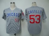 MLB Jerseys Chicago Cubs 53 Castillo Grey