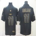 New England Patriots #11 Julian Edelman Nike black gold Color Rush Limited Jersey