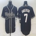 Nike Chicago White Sox #7 Tim Anderson black MLB Baseball jerseys Joint name-BD 01