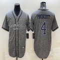 Nike Dallas Cowboys #4 Dak Prescott Hemp gary baseball jerseys Joint name-BD