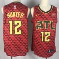 Nike Atlanta Hawks #12 Hunter red nba basketball jersey-YL