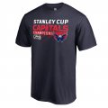 Washington Capitals Fanatics Branded 2018 Stanley Cup Champions Pumped Up T-Shirt â€“ Navy