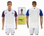 FIFA World Cup and Russia 2018 patch Iceland team White soccer jersey away