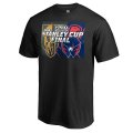 Men's Vegas Golden Knights vs. Washington Capitals Fanatics Branded Black 2018 Stanley Cup Final Bound Dueling Odd Man Rush T-Shirt