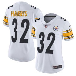 Women Pittsburgh Steelers #32 Franco Harris Nike white Color Rush Limited Jersey