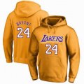 Los Angeless Lakers #24 Kobe Bryant yellow NAB Hoodie 01