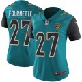 Women Jacksonville Jaguars #27 Leonard Fournette green nike Color Rush Limited Jersey