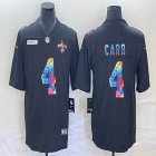 Nike New Orleans Saints #4 Derek Carr black Color Rush Limited Jersey-Special funds 06