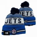 2024 Winnipeg Jets blue white NHL Sports Cuffed Knit Hats