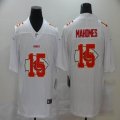 Nike Kansas City Chiefs #15 Patrick Mahomes white Color Rush Limited Jerseys-BD