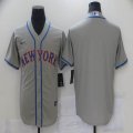 Nike New York Mets blank gray majestic mlb jerseys-BD