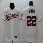 Washington Nationals #22 Juan Soto white Flexbase Authentic Collection Jersey-BD