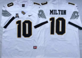 UCF Knights Football #10 White College Mckenzie Milton Jersey-PNS