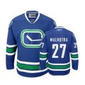 Manny Malhotra Jersey 27 Blue Vancouver Canucks Jerseys