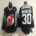 2015 New Jersey Devils 30 Martin Brodeur Black Ice hockey Jerseys