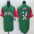 2023 World Cup Mexico #56 Randy Arozarena green red majestic baseball jerseys 14