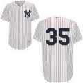 New York Yankees 35# Mike Mussina white jerseys