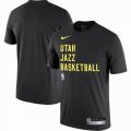 Utah Jazz black NBA T-Shirts