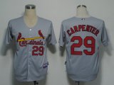 MLB Jerseys St. Louis Cardinals 29 Carpenter Grey Cool Base