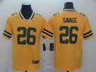 Green Bay Packers #26 Darnell Savage Nike yellow Color Rush Limited Jersey Reverse version