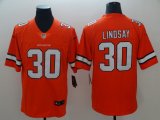 Denver Broncos #30 Lindsay Nike orange Color Rush Limited Jerseys