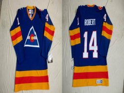 Colorado Avalanche #14 Rene Robert Blue NHL Jersey