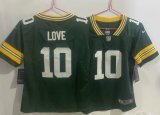 Youth Packers #10 Jordan Love Nike green Color Rush Limited Jersey-LT