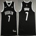 Nike Brooklyn Nets #7 Kevin Durant black NBA Jerseys 75th-XD