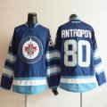 Nik Antropov Jersey 80 Blue Winnipeg Jets Jersey