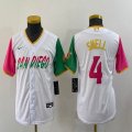 Youth Nike San Diego Padres #4 Blake Snell white majestic baseball jerseys 01