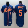 2016 New York Mets #5 David Wright blue Flexbase Authentic Collection Jersey