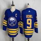 Adidas Buffalo Sabres #9 Elchel blue NHL hockey Jerseys C patch -HF