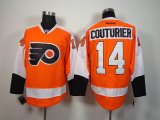 Reebok Philadelphia Flyers #14 Sean Couturier Orange NHL Jerseys