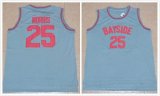 Saved By The Bell Movie Jersey Zack Morris 25# Bayside Basketball Jersey Gray