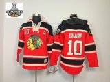 Chicago Blackhawks Patrick Sharp 10# red hockey jerseys