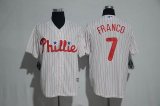 Philadelphia Phillies #7 Franco white majestic baseball jersey