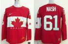 2014 NHL Canada team NASH 61 red hockey jerseys