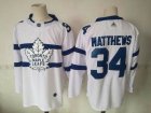 Adidas Toronto Maple Leafs #34 Auston Matthews white NHL hockey jersey