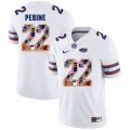 Custom Florida Gators #22 Lamical Perine white fashion college football jersey