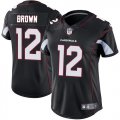 Women Cardinals #12 John Brown black nike Color Rush Limited Jersey