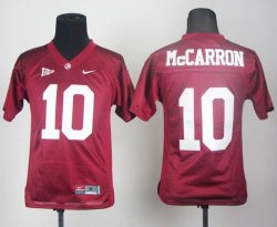 Youth Nike Alabama Crimson Tide AJ McCarron 10 Crimson College Football Jersey