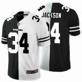 Oakland Raiders #34 Bo Jackson white black Split Nike Color Rush Limited Jersey