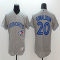 2016 Toronto Blue Jays #20 Josh Donaldson gray Flexbase Authentic Collection Jersey