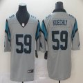 Nike Carolina Panthers luke kuechly #59 gray Color Rush Limited Jersey Reverse version