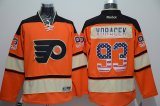 Philadelphia Flyers #93 Jakub Voracek orange USA flag nhl jersey