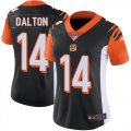 Women Nike Cincinnati Bengals #14 Andy Dalton black Color Rush Limited Jersey