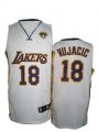 Los Angeless Lakers VUJACIC 18# white jerseys